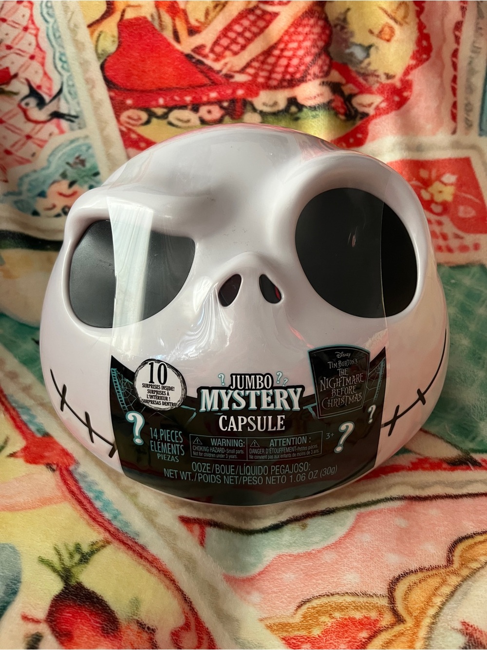 Nightmare Before Christmas Jumbo Mystery Capsule Surprise Blind Box Halloween